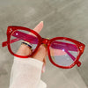 Oulylan Square Anti Blue Light Glasses Frame Women Men Optical Computer Eyeglasses Frames Office Decoration Fake Eyewear