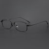 Crowley Retro Titanium Square Glasses Frame