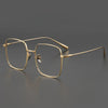 Brizill Retro Titanium Square Glasses Frame