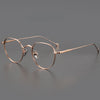 Titanium Vintage Round Eyeglasses Frames ST3125