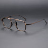 Chan Retro Titanium Square Glasses Frame