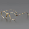 Titanium Vintage Oval Eyeglasses Frames 200132