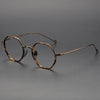 Quan Titanium Geometric Glasses Frame