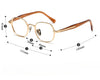 Collin Retro Titanium Square Glasses Frame