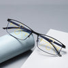 MEN'S FASHIONABLE HALF-FRAME ANTI-BLUE LIGHT READING GLASSES