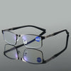 MEN'S SIMPLE SQUARE FRAME ANTI-BLUE LIGHT READING GLASSES