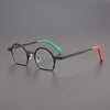 Ellison Retro Round Titanium Optical Glasses Frames