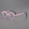 Ellison Retro Round Titanium Optical Glasses Frames