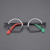 Ellison Retro Round Titanium Optical Glasses Frames