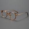 Sylor Titanium Vintage Oval Eyeglasses Frames