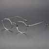 Whitney Titanium Geometric Glasses Frame