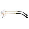 WOMEN'S METAL EDGELESS FRAMELESS ANTI-BLUE LIGHT READING GLASSES