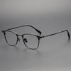 Retro Titanium Square Glasses Frame 70814