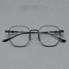 Titanium Geometric Glasses Frame 122205