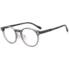 Freda Retro Round Wood Grain Leg Glasses Frame