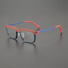 Garnet Rectangle Titanium Glasses Frame