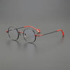 Geol Titanium Round Glasses Frame