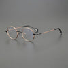 Geol Titanium Round Glasses Frame