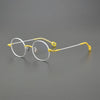 Geol Titanium Round Glasses Frame