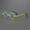 Harlon Titanium Geometric Glasses Frame