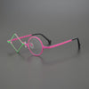 Harlon Titanium Geometric Glasses Frame