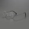 Harlon Titanium Geometric Glasses Frame