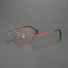 Harlon Titanium Geometric Glasses Frame