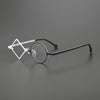 Harlon Titanium Geometric Glasses Frame