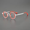 Jago Titanium Acetate Round Glasses Frame