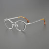 Jeanie Cat Eyes Titanium Glasses Frame