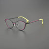 Jeanie Cat Eyes Titanium Glasses Frame