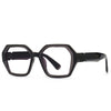 Jodie Retro Neon Polygon Glasses Frame