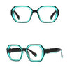 Jodie Retro Neon Polygon Glasses Frame