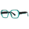 Jodie Retro Neon Polygon Glasses Frame