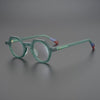 Kaberi Retro Round Acetate Eyeglasses Frame