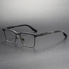 Kace Square Titanium Glasses Frame