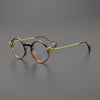 Kai Retro Round Acetate Glasses Frame AEV-006