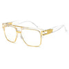 Ken Oversized Luxury Squre Metal Eye Glasses Frame