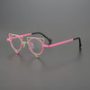 Leap Special Shaped Triangle Titanium Glasses Frame