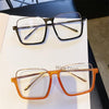 Linda Oversized Square Transparent Glasses