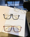 Linda Oversized Square Transparent Glasses