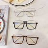 Linda Oversized Square Transparent Glasses