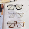 Linda Oversized Square Transparent Glasses