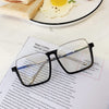 Linda Oversized Square Transparent Glasses