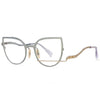 Liz Personality Cat Eye Metal Irregular Glasses Frame