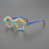 Lyza Retro Round Acetate Glasses Frame