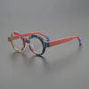 Lyza Retro Round Acetate Glasses Frame