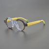 Lyza Retro Round Acetate Glasses Frame