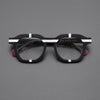 Amon Retro Rectangle Glasses Frame