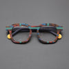 Amon Retro Rectangle Glasses Frame